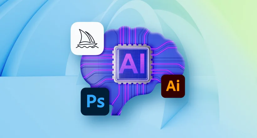 Революция в графическом дизайне: использование ИИ в Midjourney, Photoshop и Illustrator