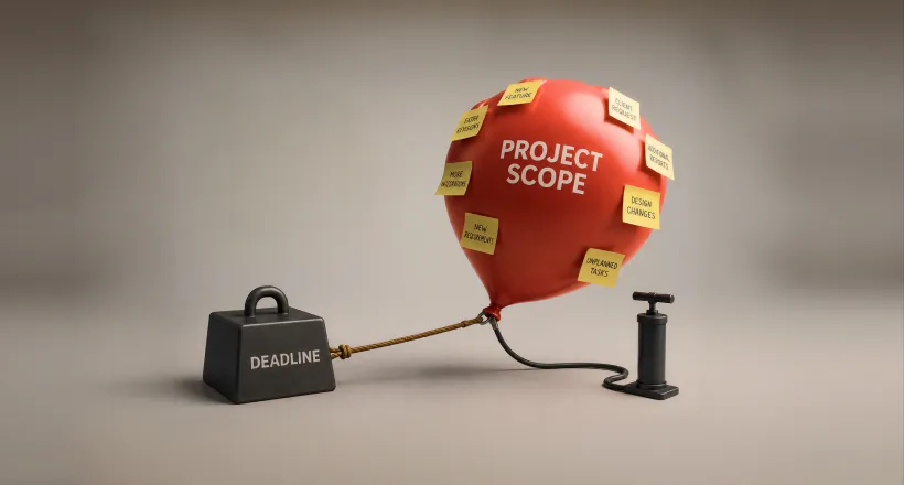 Scope Creep: коли проєкт росте швидше за дедлайни
