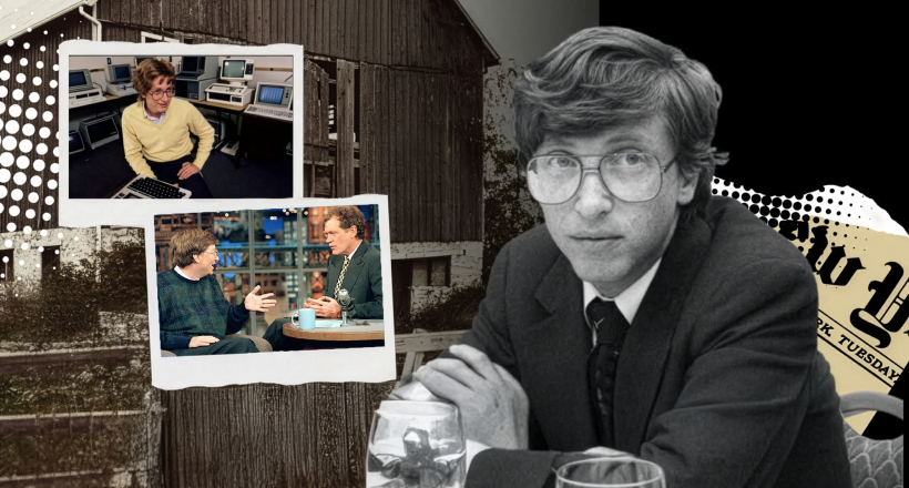 Білл Гейтс пояснює Дейву, що таке Інтернет (1995) | Леттерман