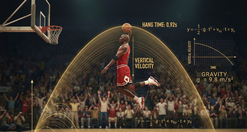 Математика легендарного часу зависання Майкла Джордана