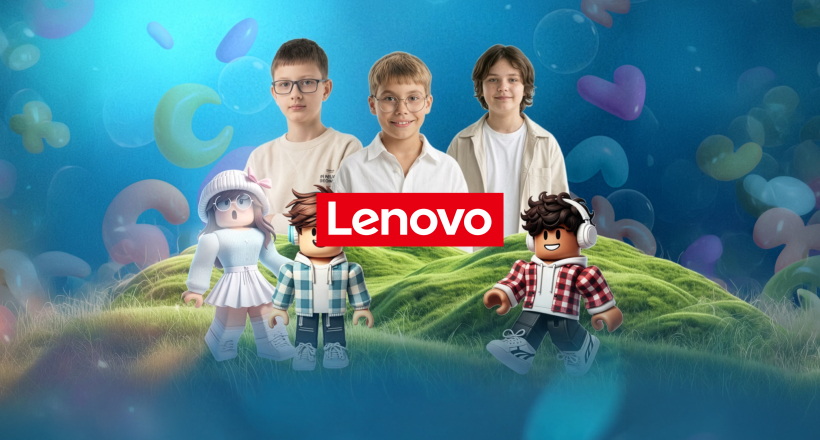 Lenovo x Hillel IT School: яскраве партнерство — створюємо простір у Roblox