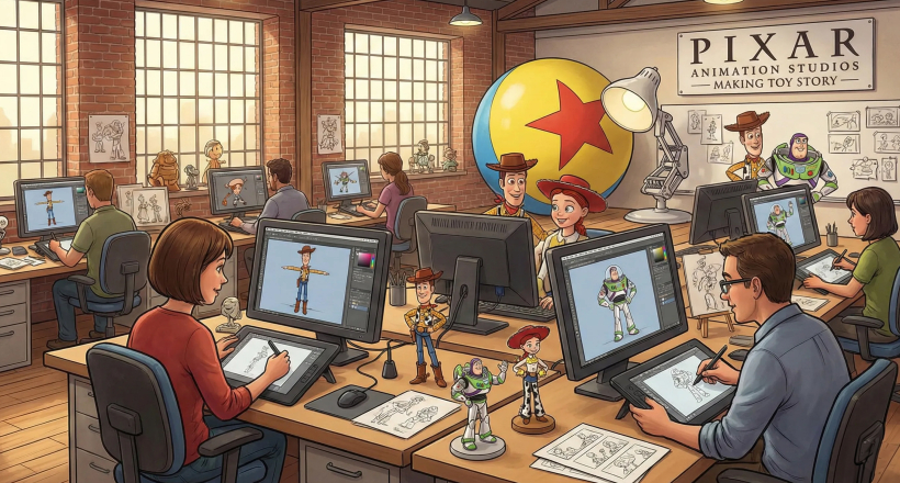 Історичний момент: як анімують персонажів у фільмі «Історія іграшок» від Pixar за лаштунками