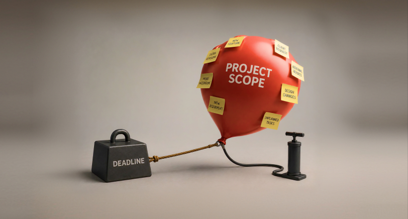 Scope Creep: коли проєкт росте швидше за дедлайни