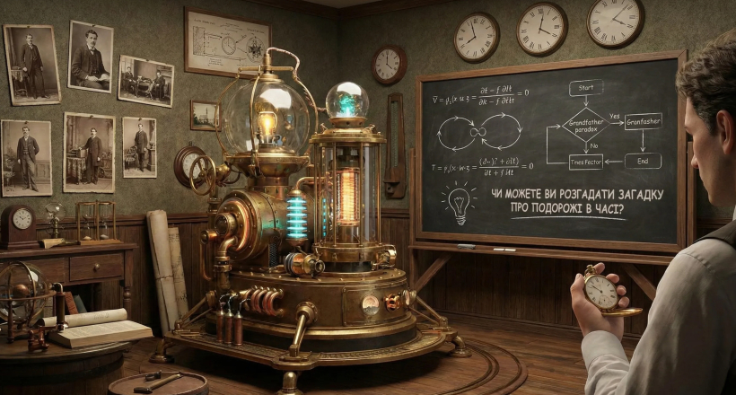Чи можете ви розгадати загадку про подорожі в часі?