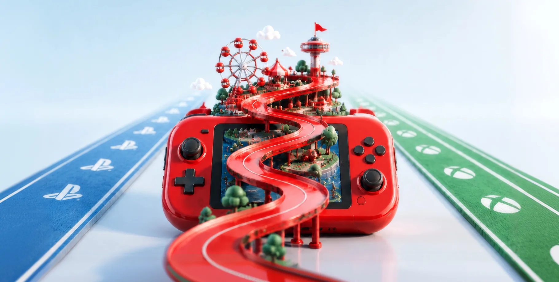 Чому Nintendo не конкурує із Playstation та Xbox