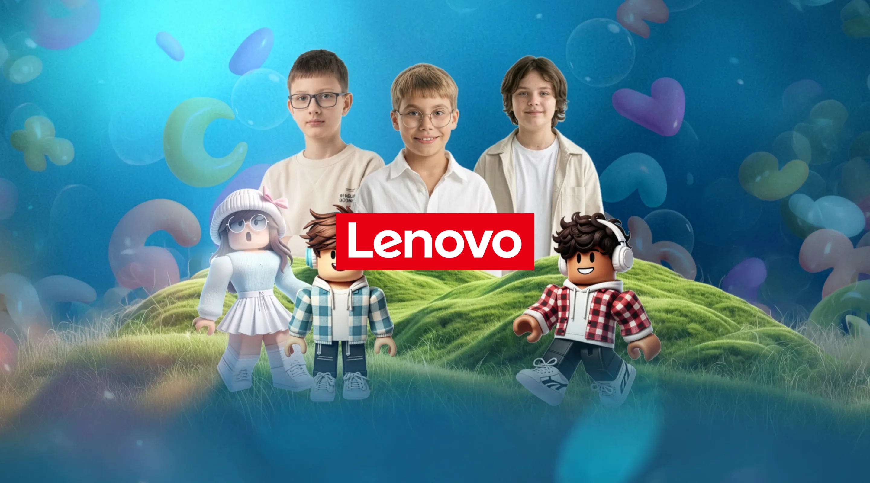 Lenovo x Hillel IT School: яскраве партнерство — створюємо простір у Roblox