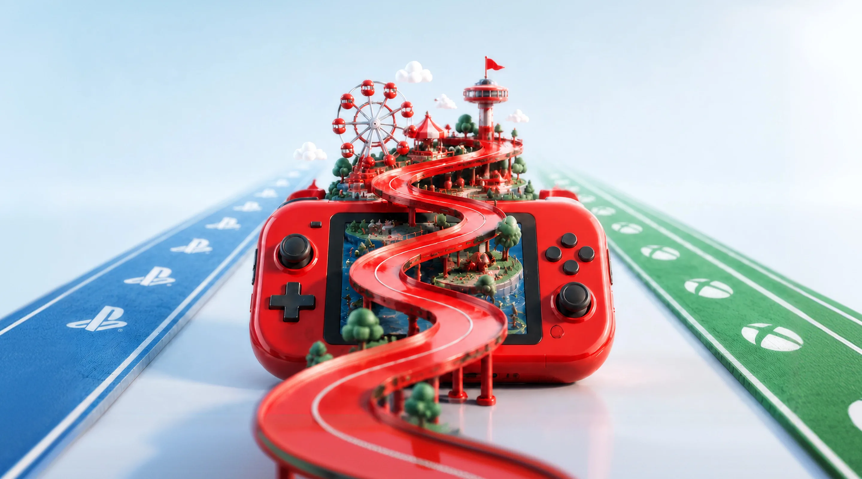Чому Nintendo не конкурує із Playstation та Xbox
