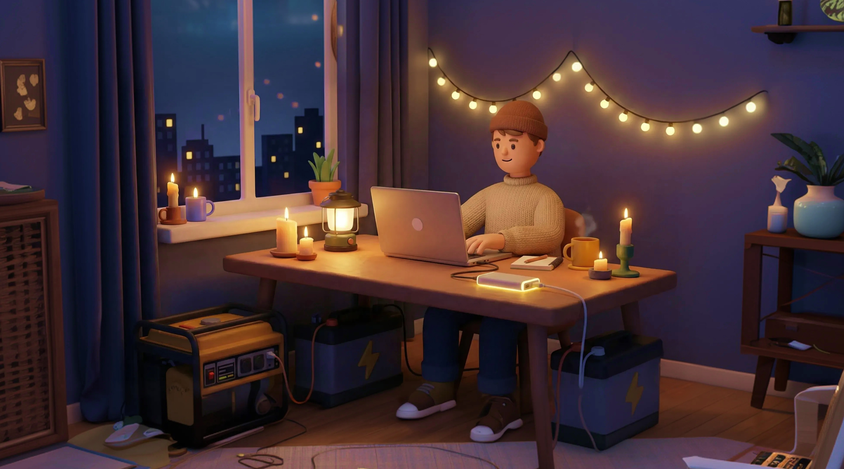 Як організувати робочий день під час блекаутів