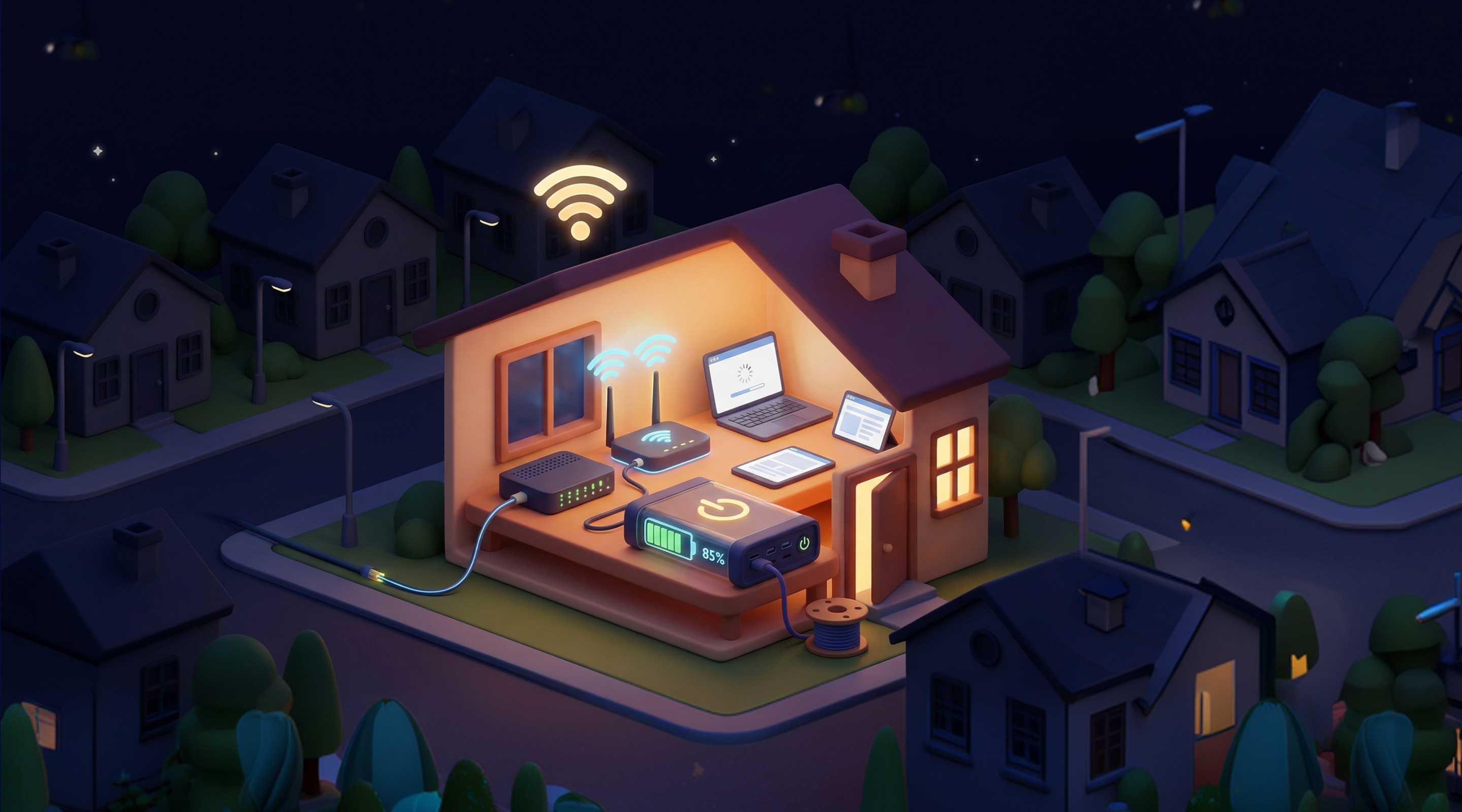 Оптичний інтернет під час блекаутів: чи працює і як його підготувати