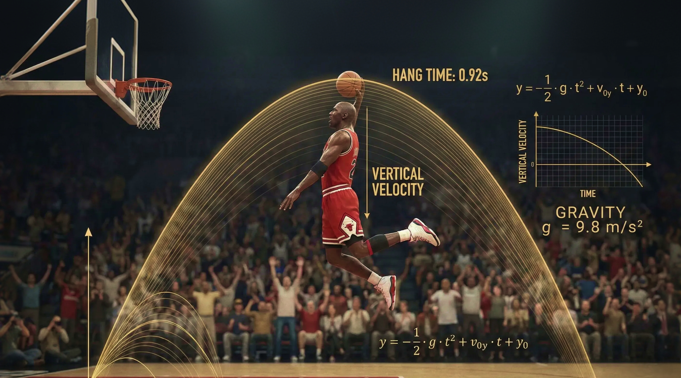 Математика легендарного часу зависання Майкла Джордана