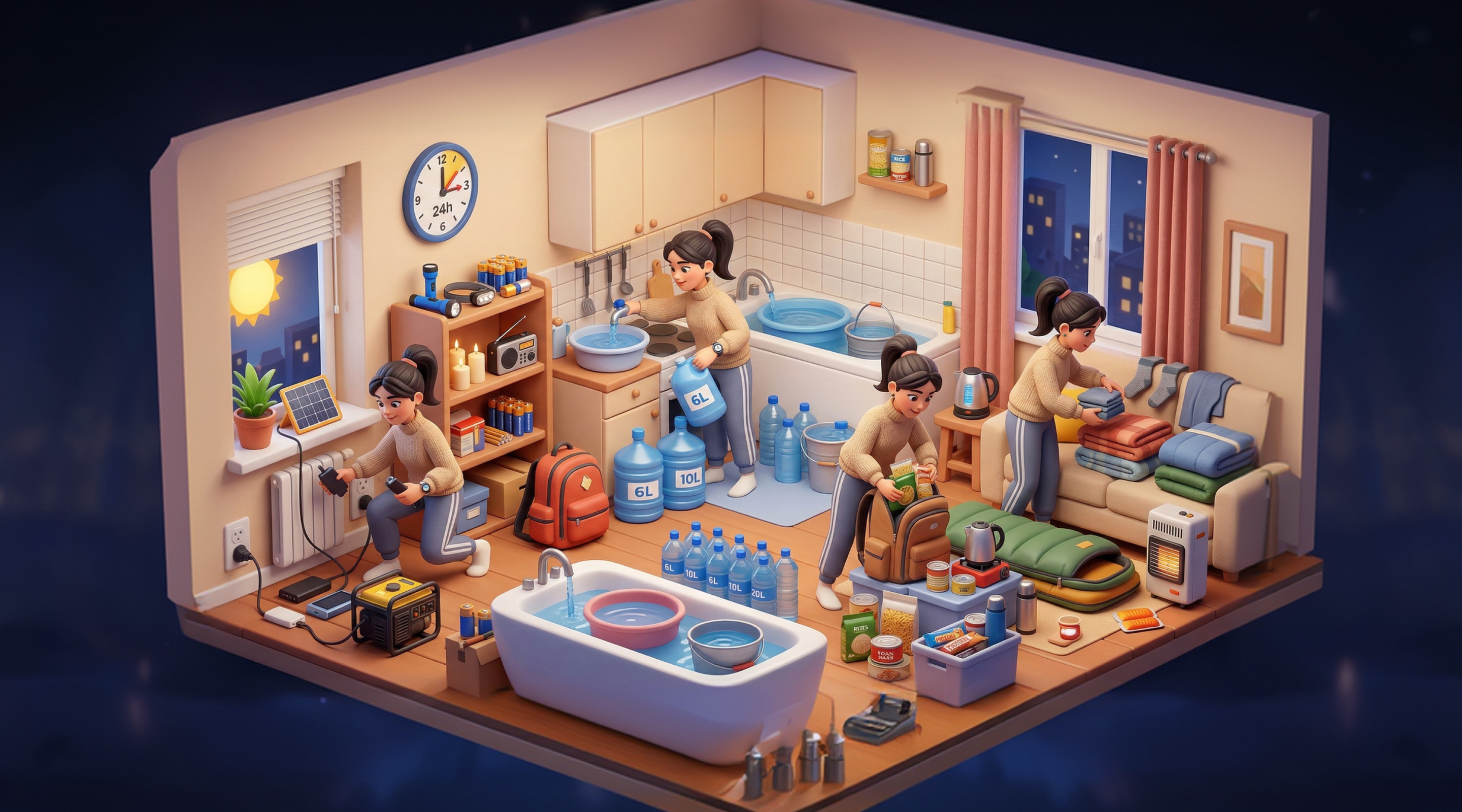 Як підготуватись до блекаутів і відключень води чи тепла за 24 години