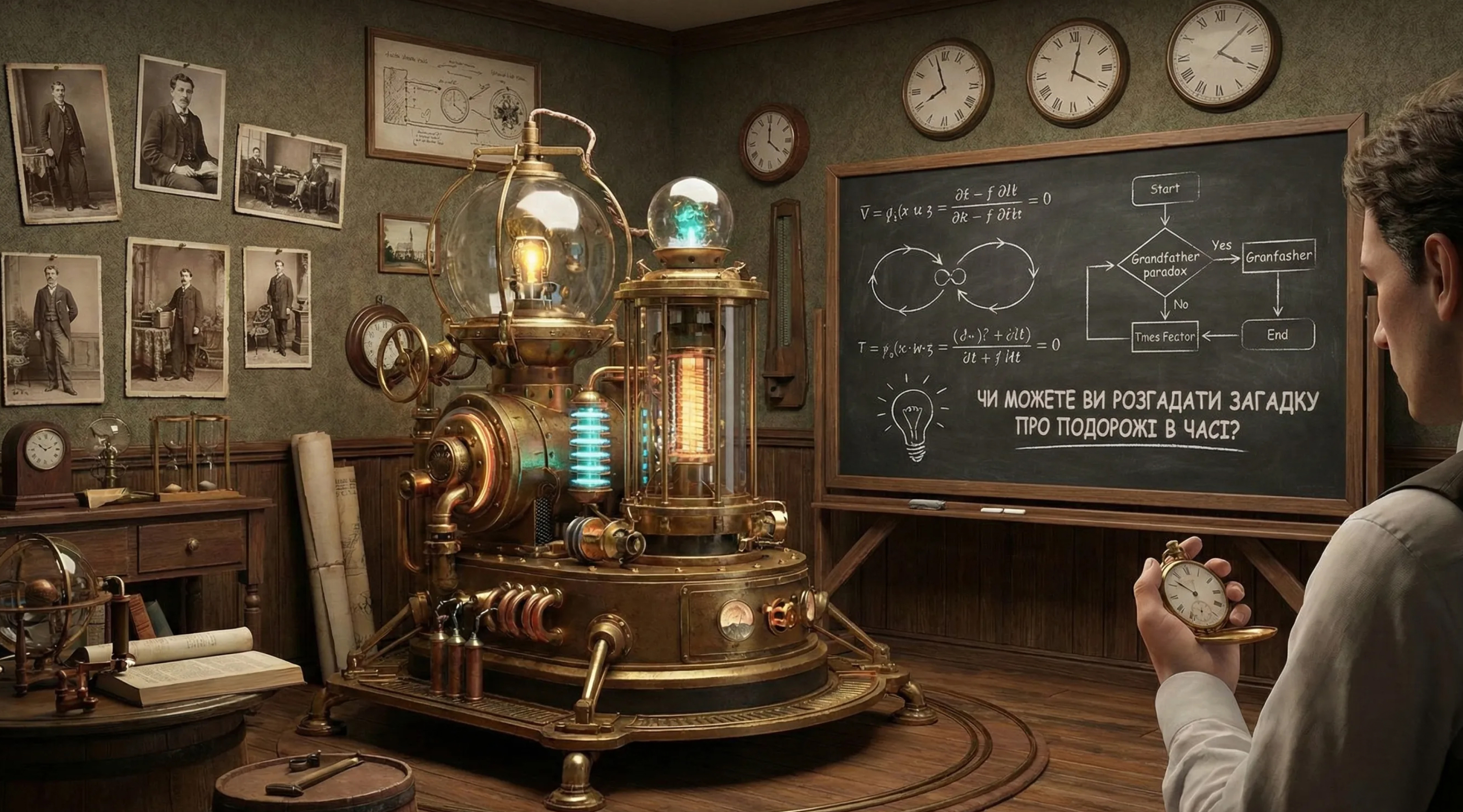 Чи можете ви розгадати загадку про подорожі в часі?
