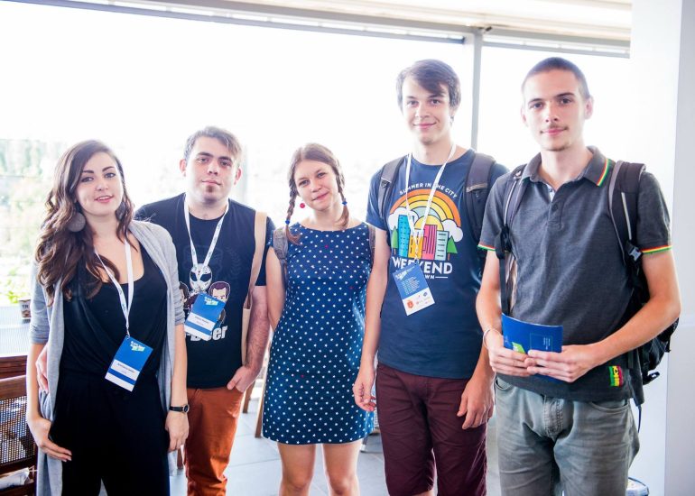 Липень 2015. Ігор Мітюшев, Олександра Гарагуля і Андрій Котов